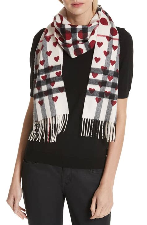 burberry heart check scarf|where to buy burberry scarf.